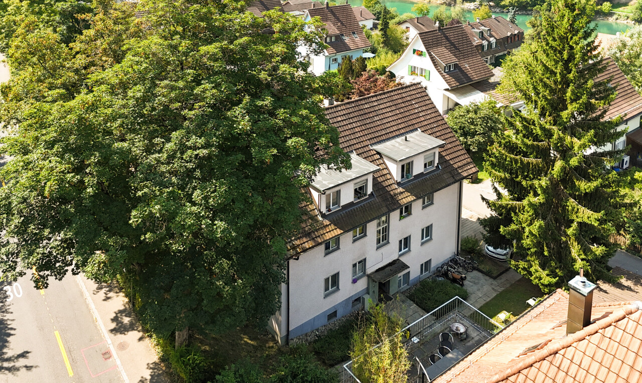außenansicht mit drone view