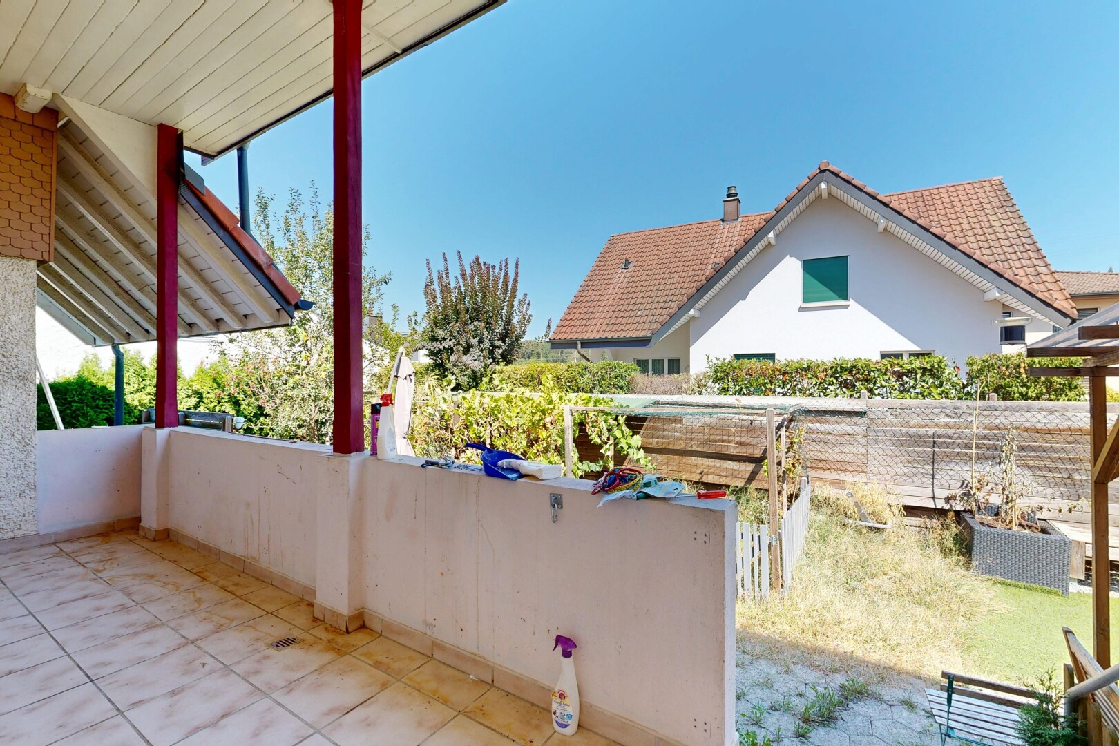 terrasse mit day time und from property