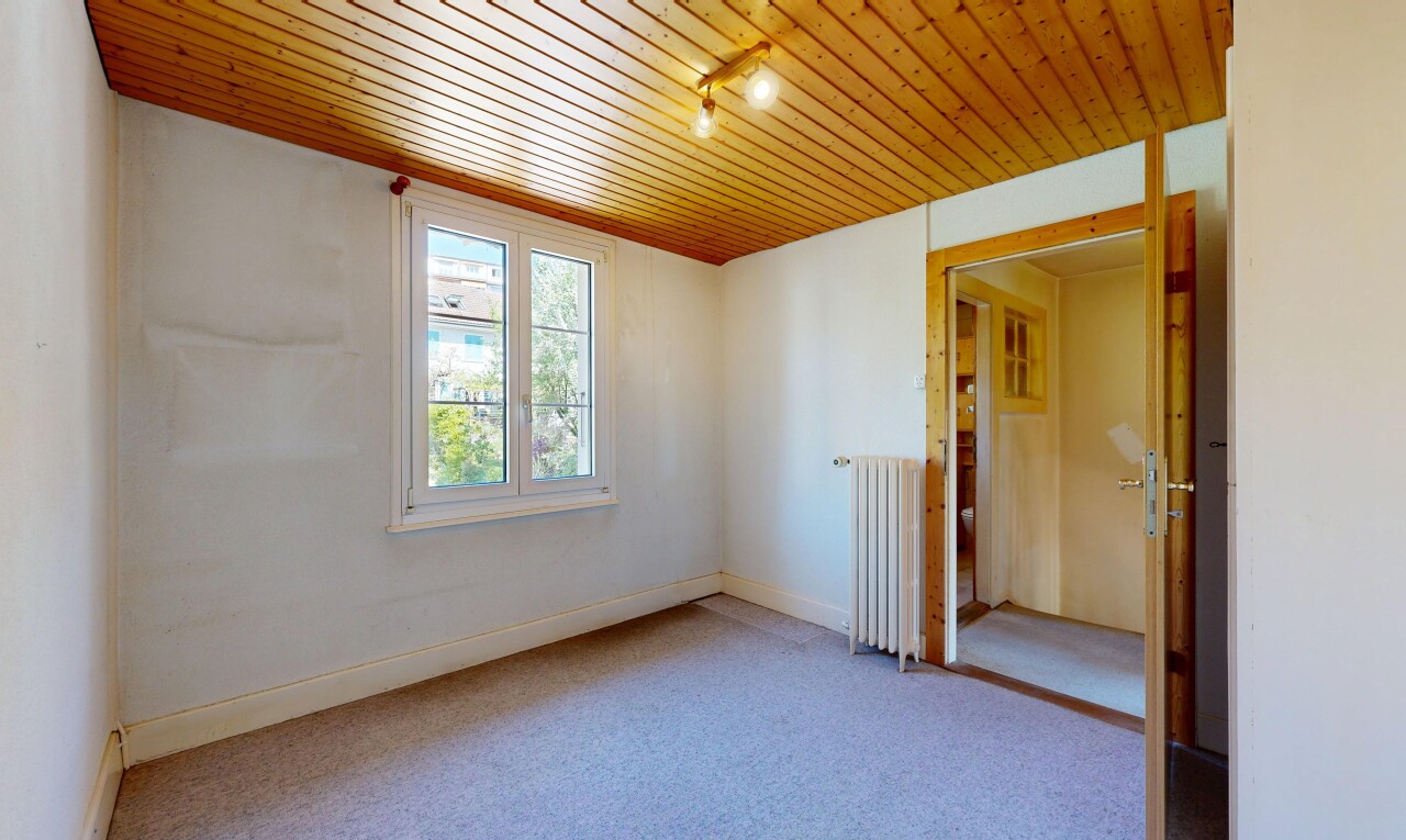 leerer raum mit natürliches licht, natural light, gipskartonwand, drywall, und kühler