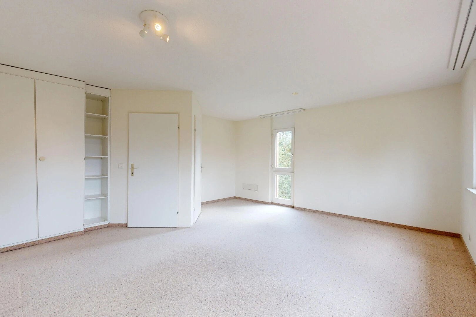 leerer raum mit drywall, gipskartonwand, carpet, teppich, und inside property