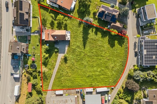 lage auf der karte mit aerial plat map und property lines