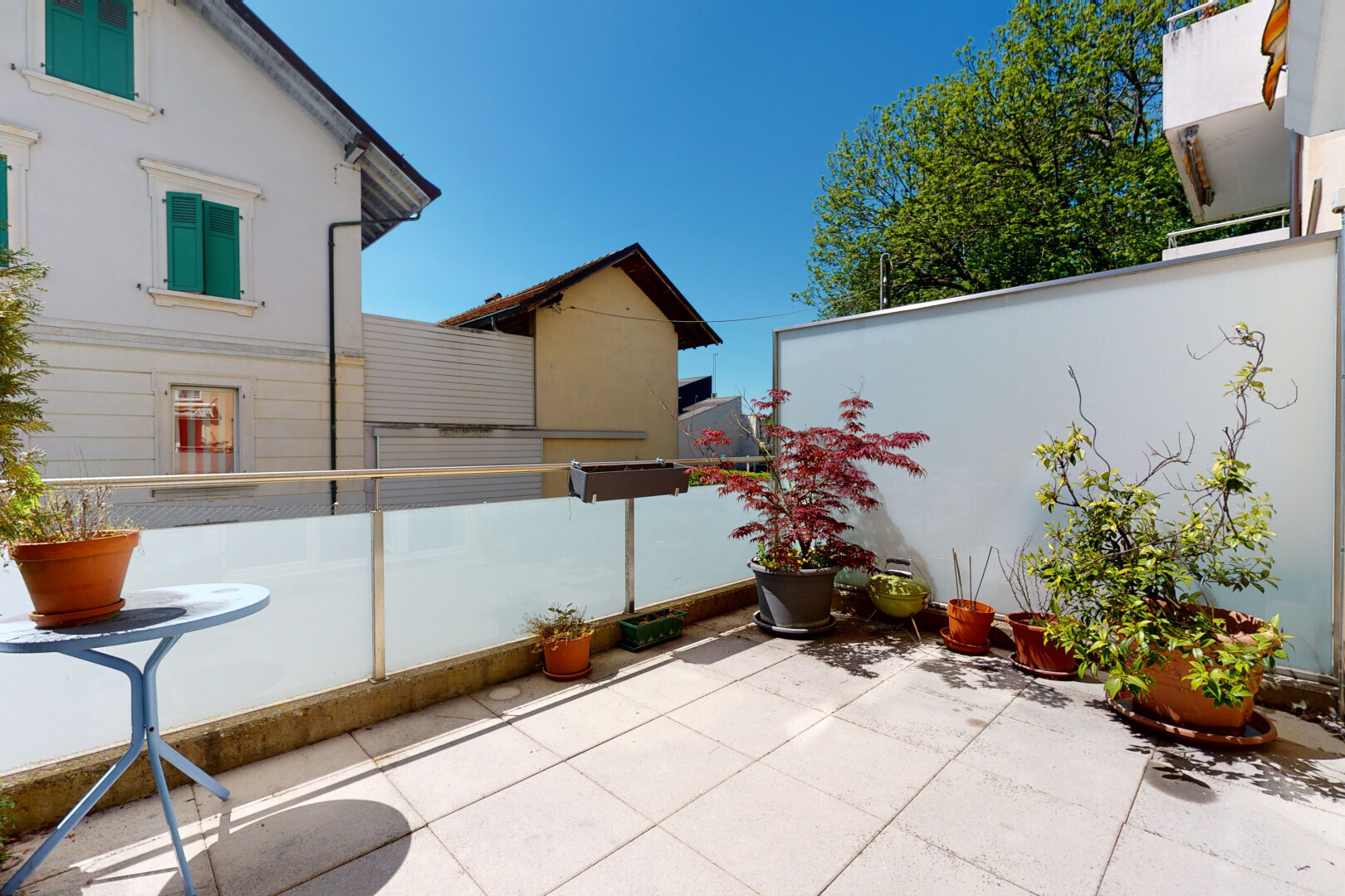 terrace with a patio
