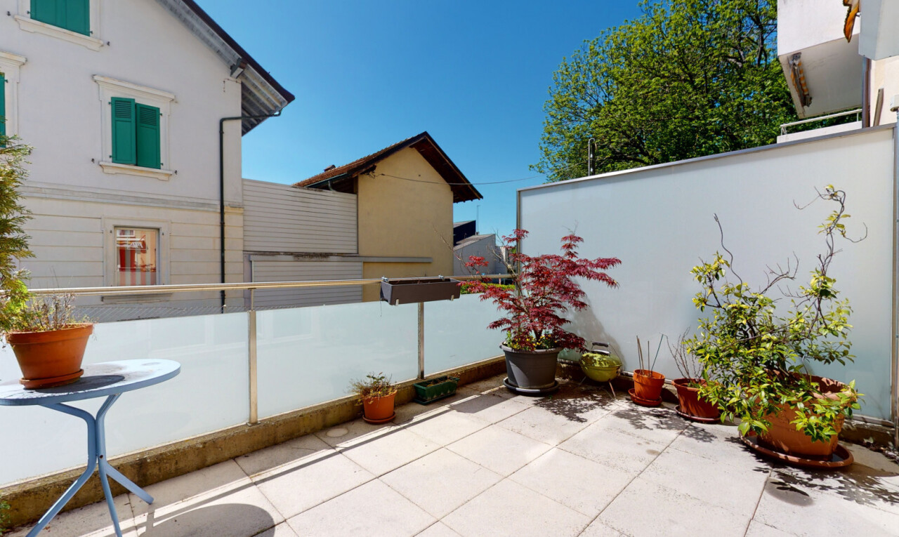 terrace with a patio