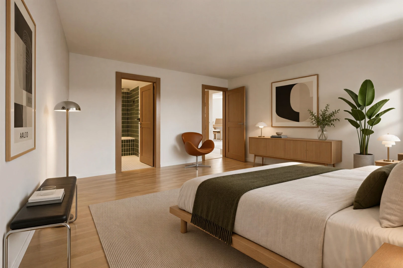 pièce vide avec cloison sèche, drywall, inside property, sol en finition bois, et wood finish floor