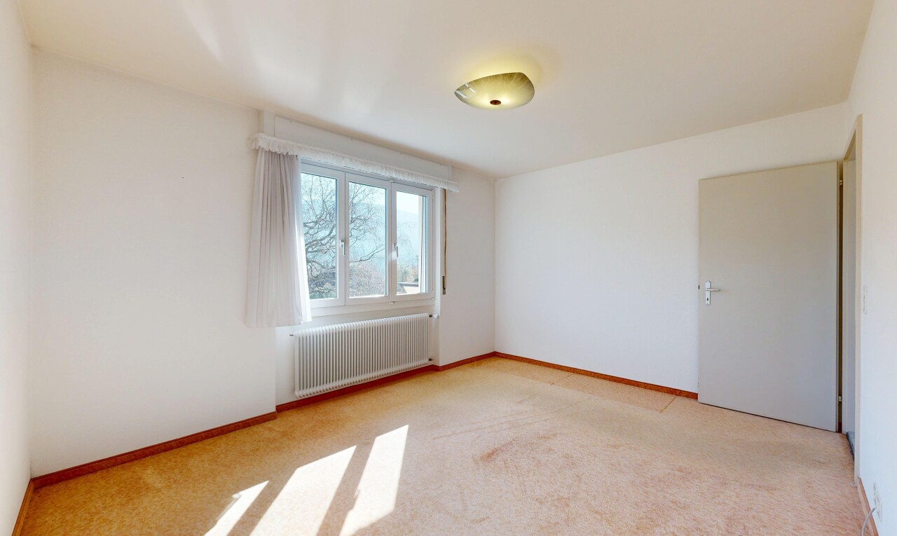 pièce vide avec radiateur, cloison sèche, drywall, moquette, et carpet