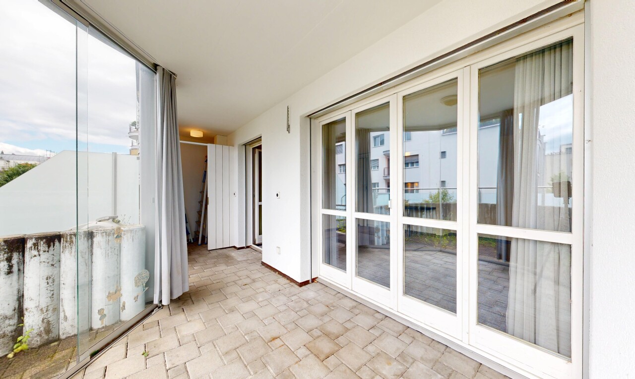 terrasse mit from property und französische türen