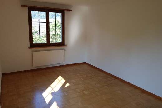 leerer raum mit parquet floor, kühler, natürliches licht, natural light, und gipskartonwand