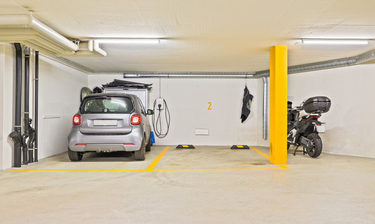 parken mit inside property und parkgarage