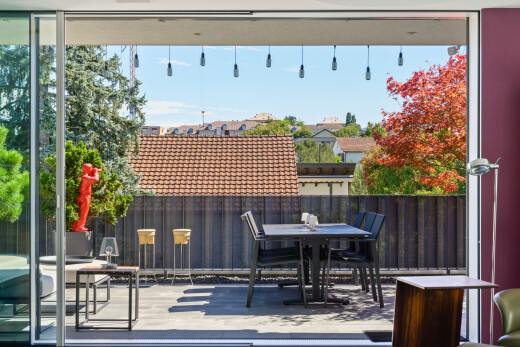 terrasse mit day time, essbereich im freien, deck, terrasse, und zaun