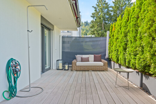 terrasse mit deck, day time, und from property