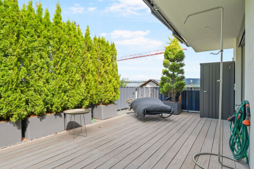 terrasse mit deck, from property, und day time