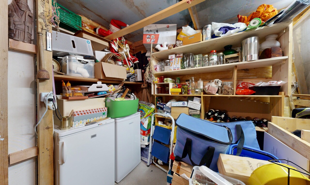 view of storage room