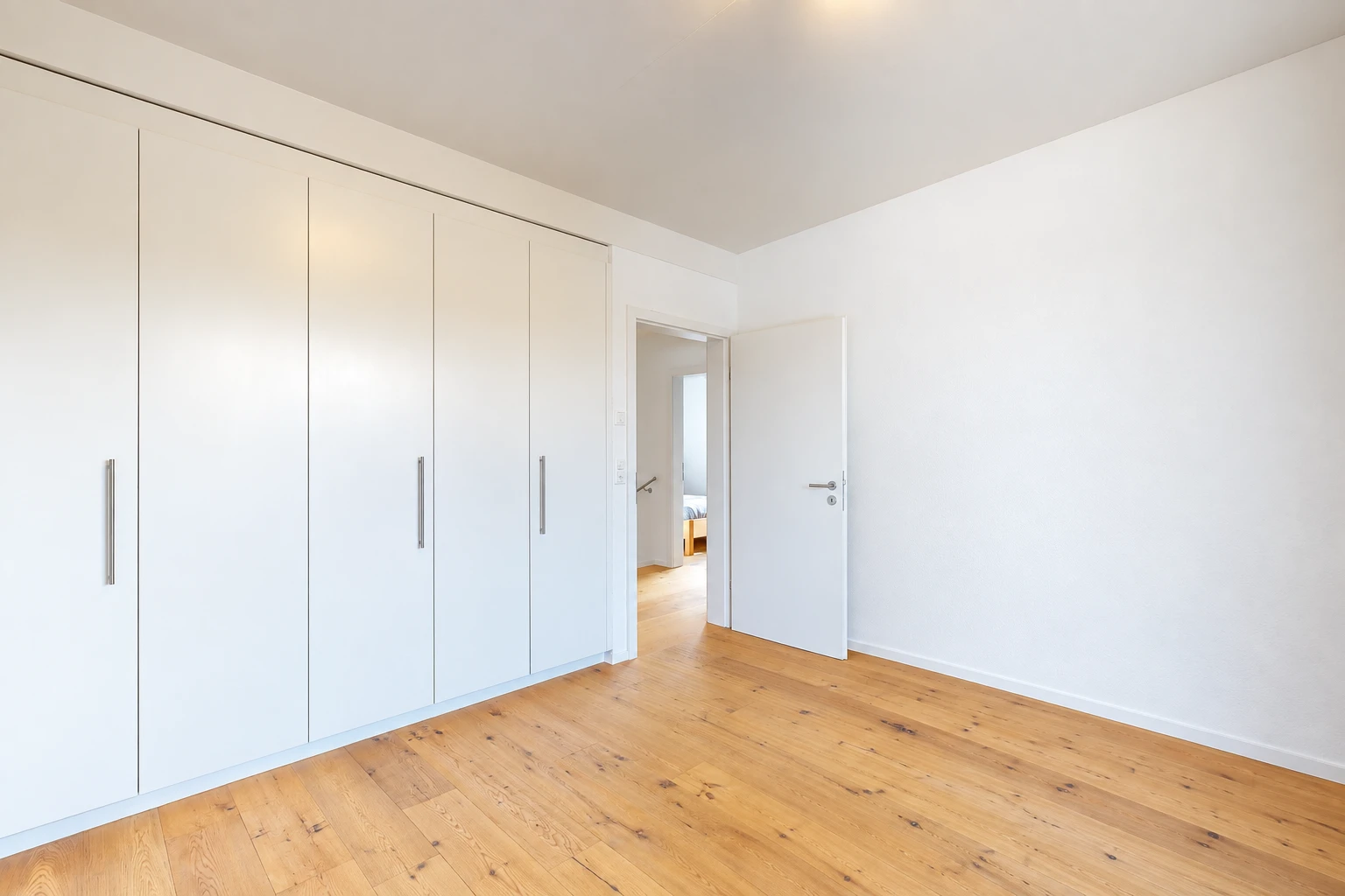 leerer raum mit light floor, drywall, gipskartonwand, wood finish floor, und holzfußboden