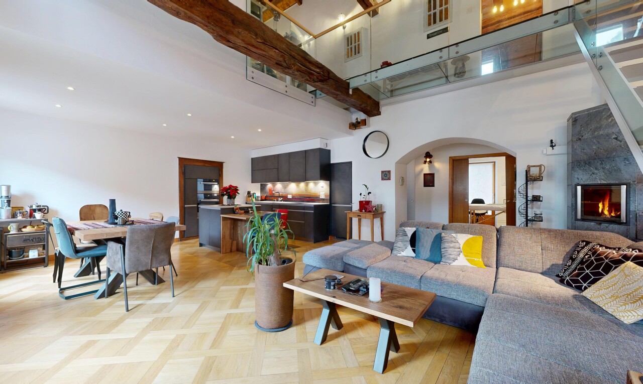 Duplex d’exception au dernier étage au coeur de Martigny