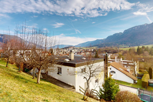 blick auf die berge mit blick auf die berge