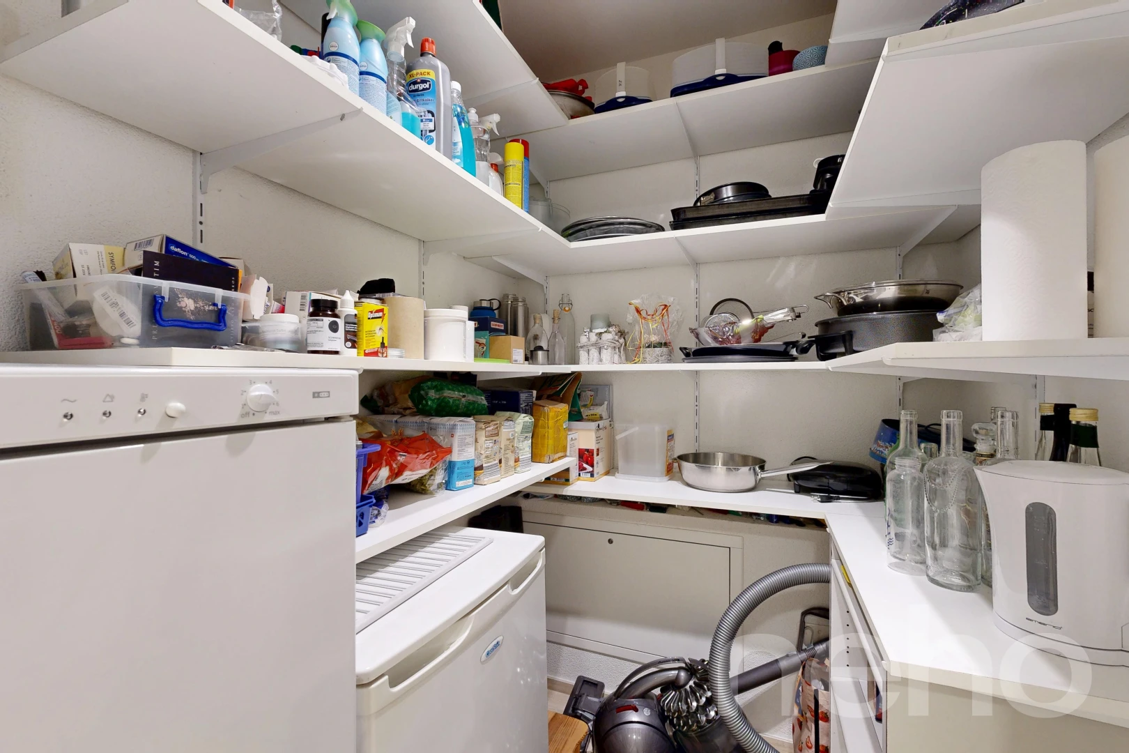 storage room featuring washer / dryer