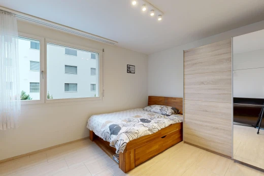 room with rail lighting