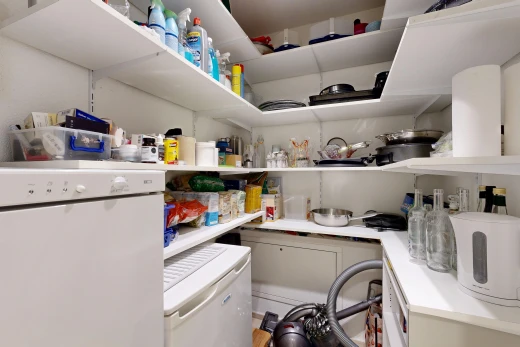 storage room featuring washer / dryer