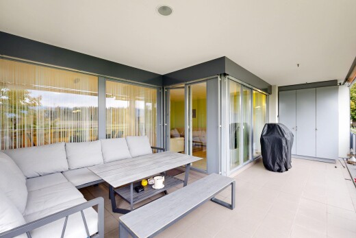 terrasse mit grill