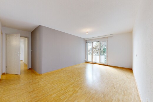 pièce vide avec sol en finition bois, wood finish floor, inside property, lumière naturelle, et natural light