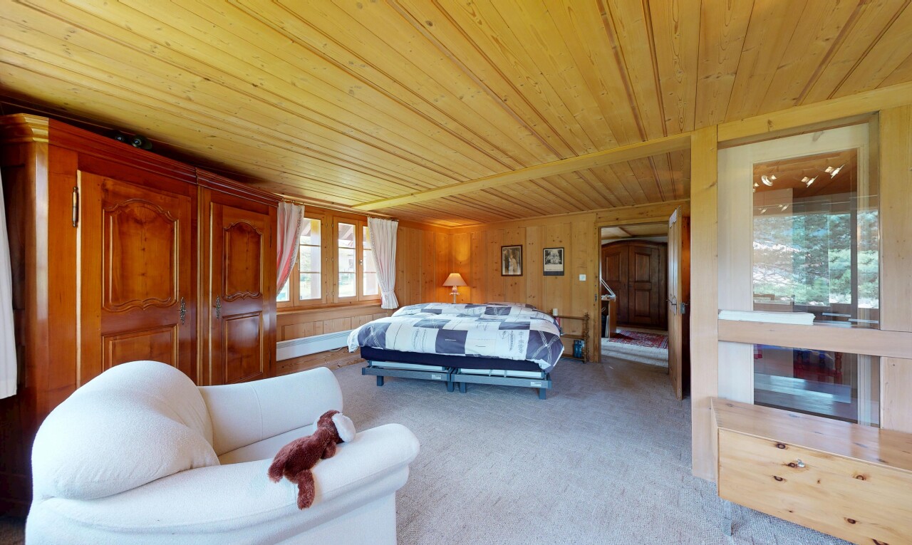 salon avec inside property, plafond en bois, wood ceiling, moquette, et carpet