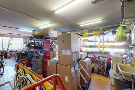 view of storage room