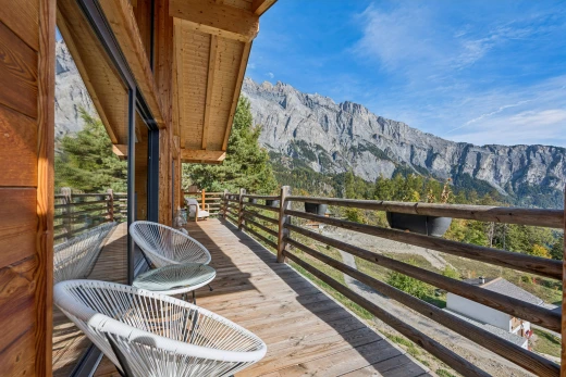 balcon avec view focus, from property, day time, vue sur la montagne, et mountain view
