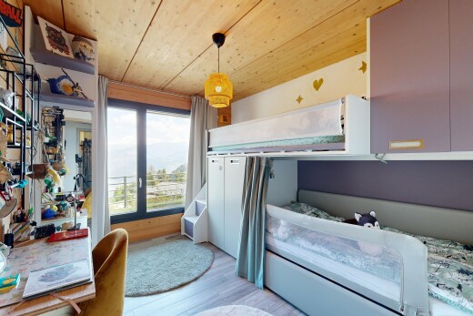room with wood ceiling, hanging light fixtures, and light wood-type flooring