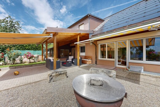 terrasse mit day time, terrasse, from property, und wohnraum im freien