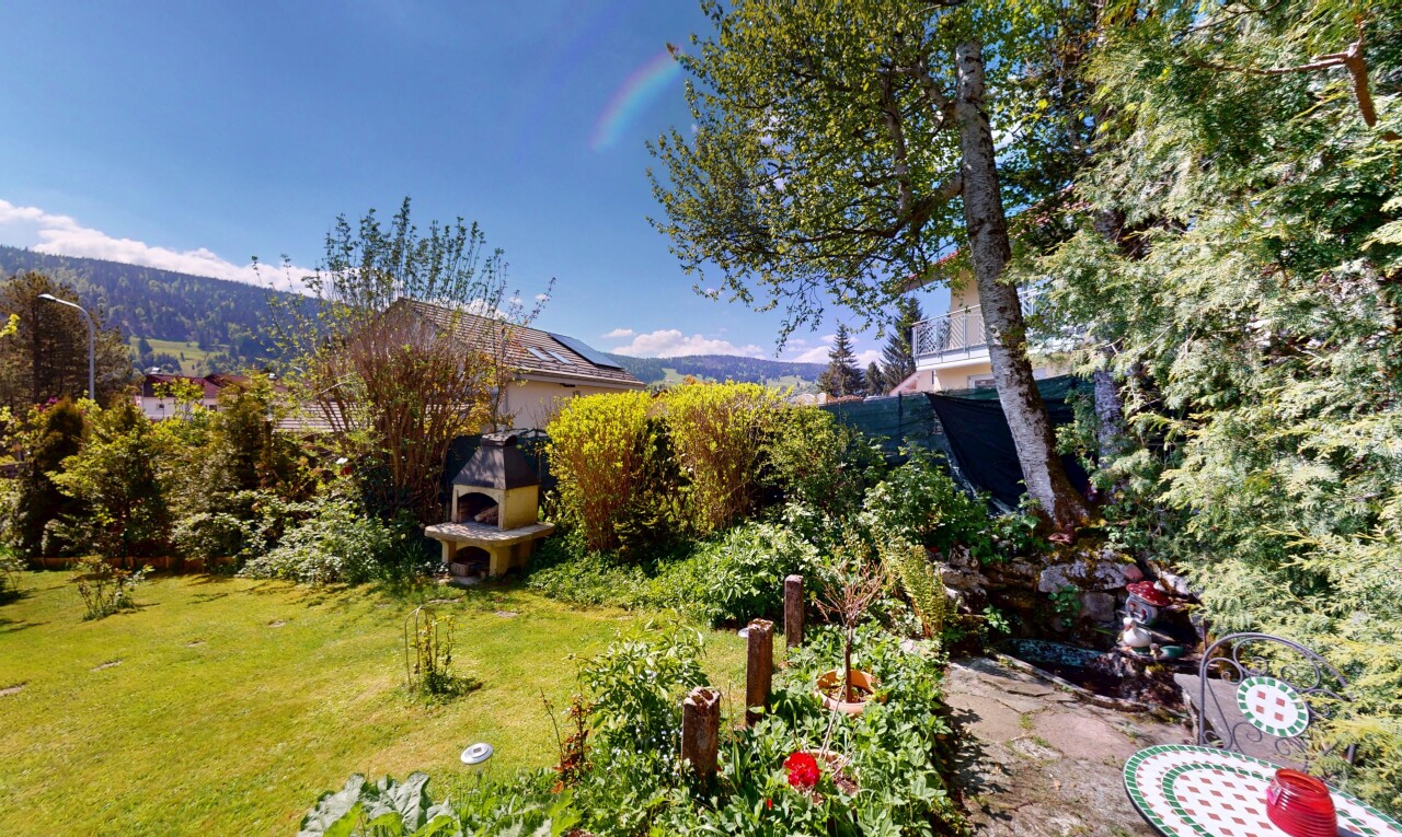 garten mit rasen