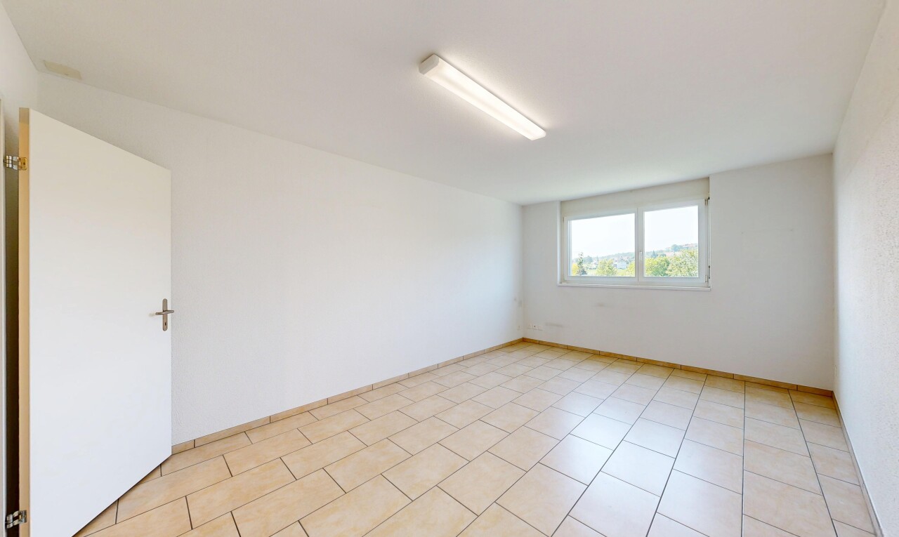 pièce vide avec natural light, lumière naturelle, drywall, cloison sèche, et inside property
