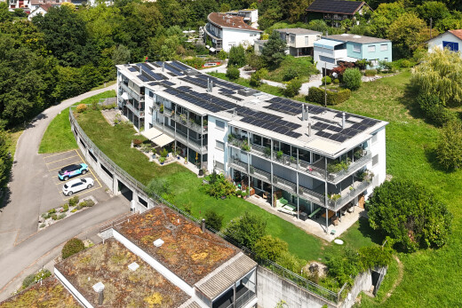 außenansicht mit apartment complex view und blick auf wohnanlage