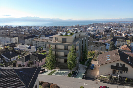 außenansicht mit city view, stadtblick, day time, mountain view, und blick auf die berge