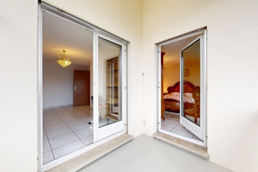 terrasse mit balkon