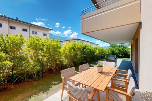 terrasse mit day time, from property, essbereich im freien, und terrasse