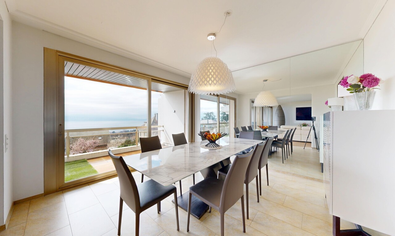 view of dining area