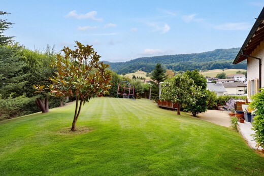garten mit rasen, from property, und day time