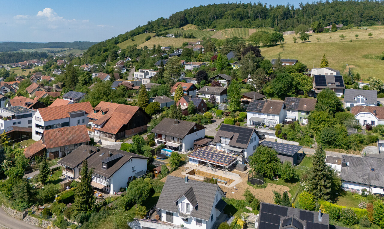 außenansicht mit day time und aerial view