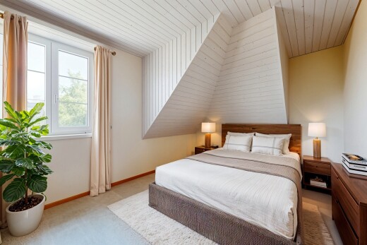 zimmer / schlafzimmer mit inside property, carpet, teppich, natural light, und natürliches licht