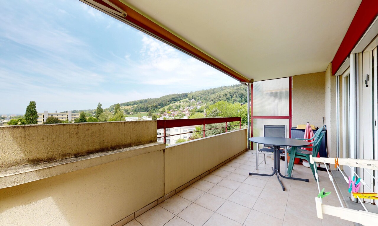 terrasse mit from property, balkon, und day time
