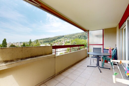 terrasse mit from property, balkon, und day time