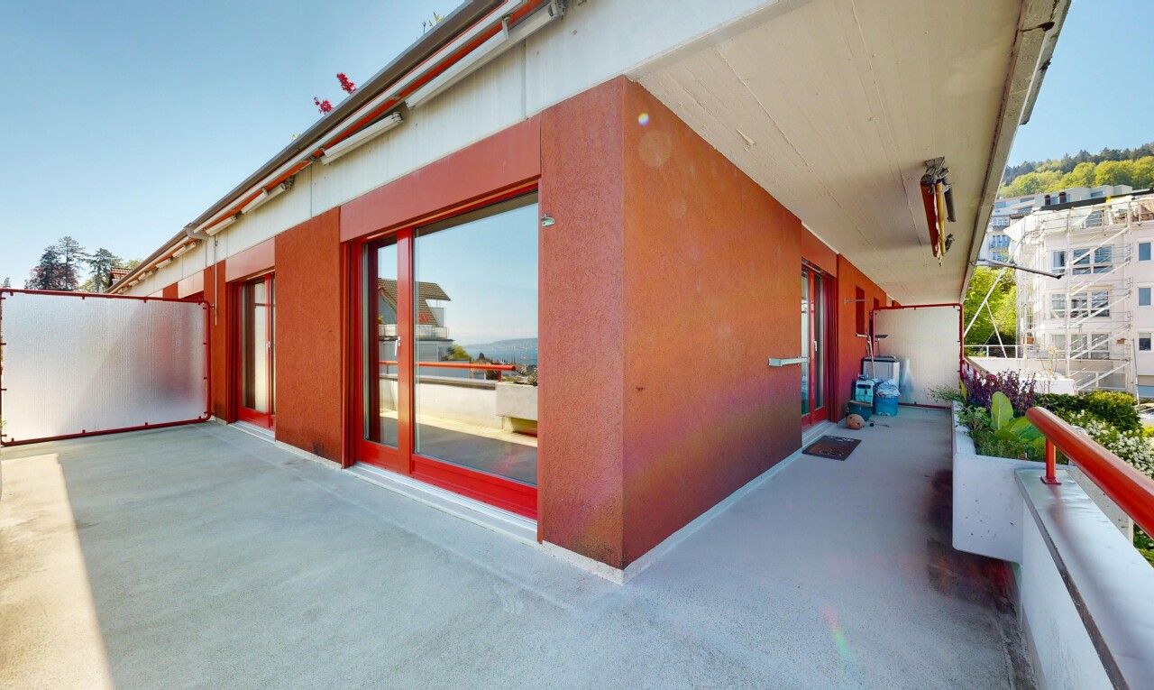 terrasse mit day time und from property