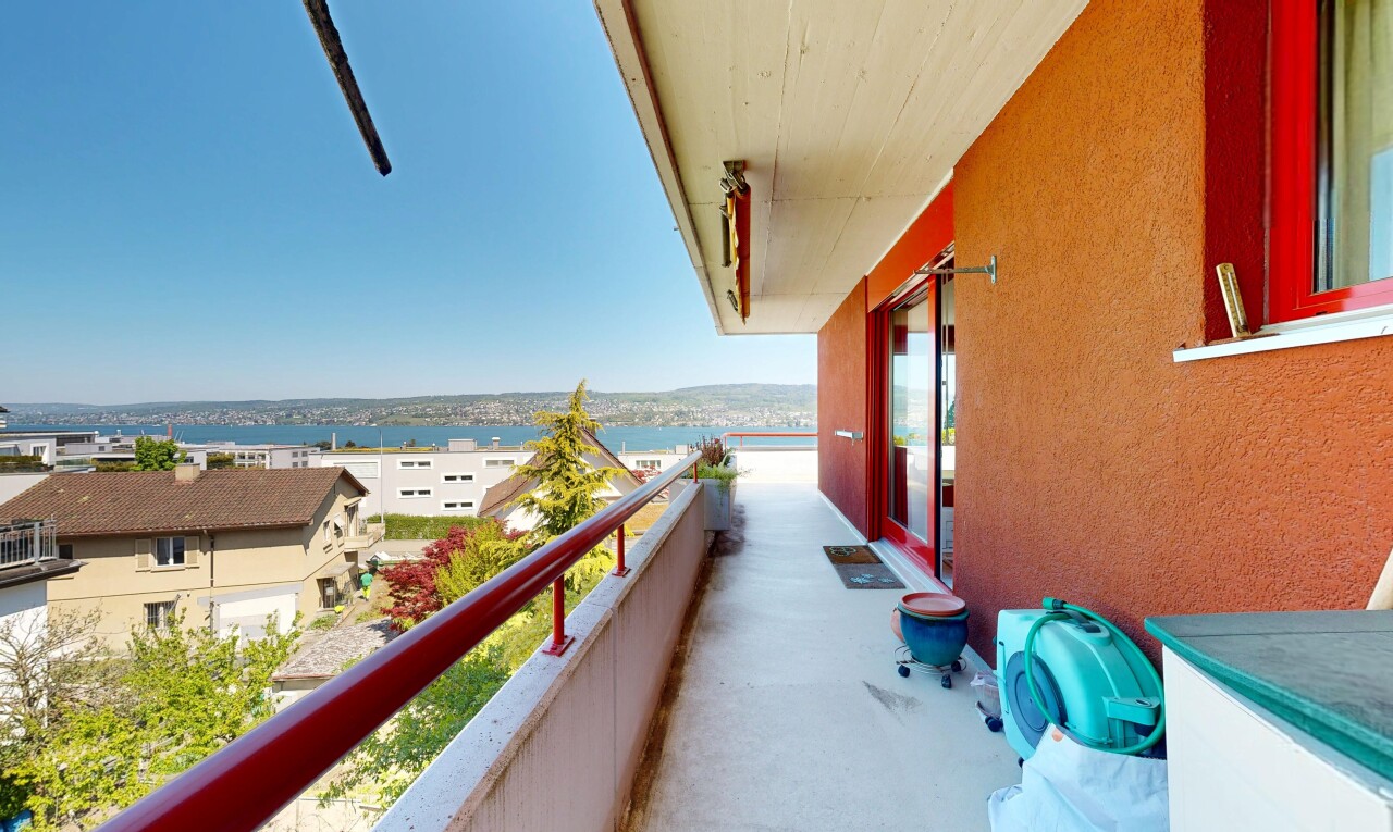 balkon mit balkon, from property, day time, water view, und seesicht