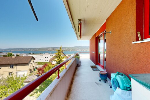 balkon mit balkon, from property, day time, water view, und seesicht
