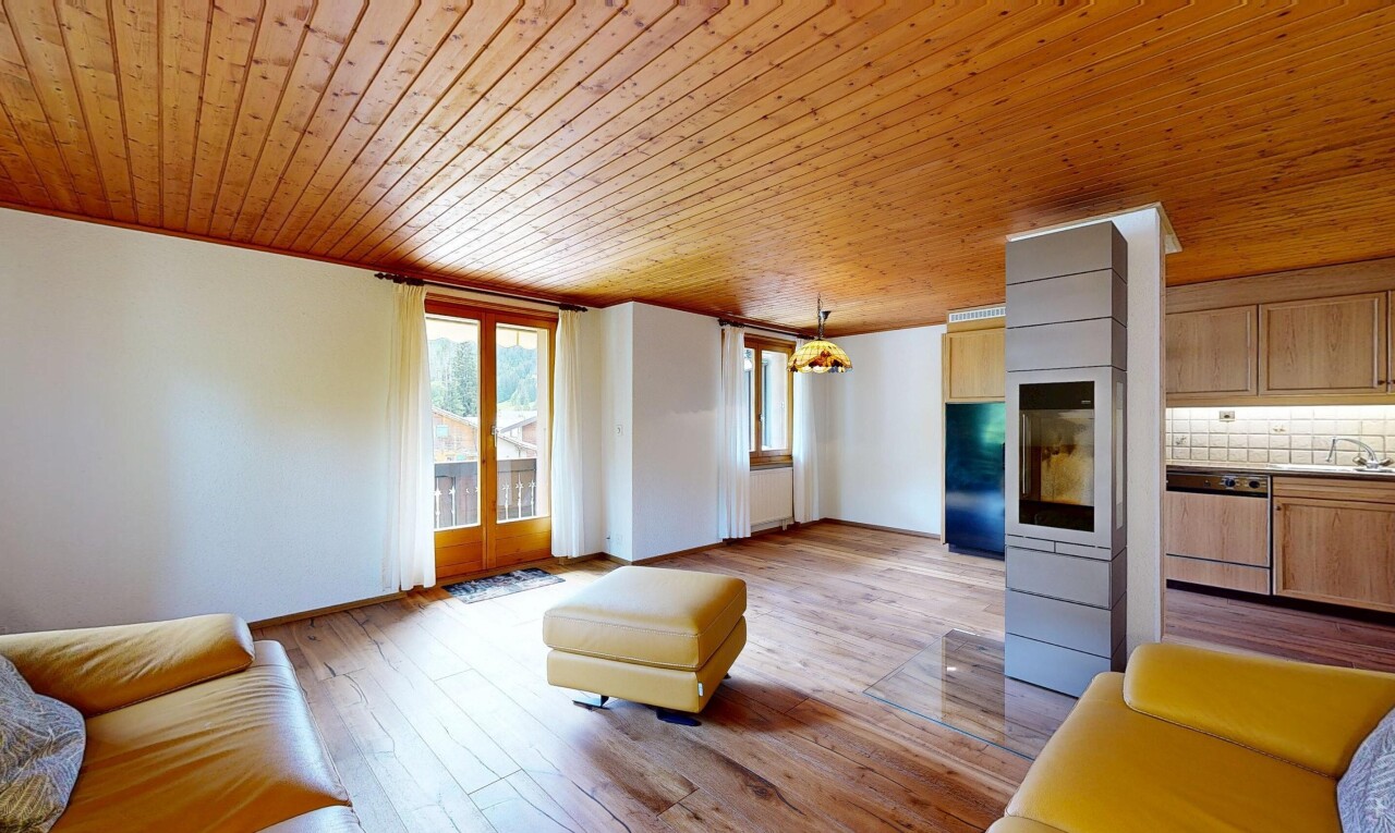 living room featuring wood ceiling and light wood-type flooring