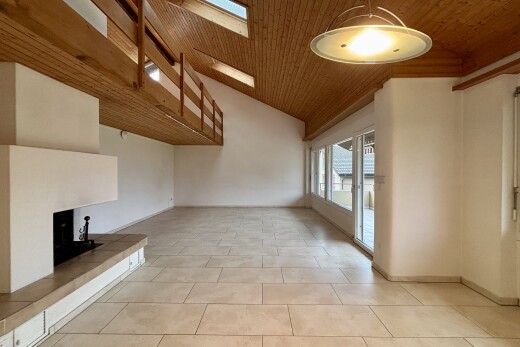 leerer raum mit holzdecke, wood ceiling, natürliches licht, natural light, und inside property