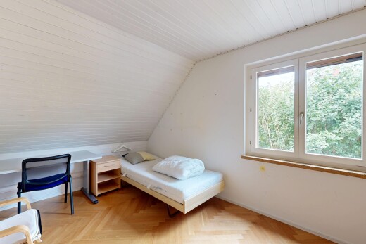 zimmer / schlafzimmer mit natürliches licht, natural light, inside property, gipskartonwand, und drywall