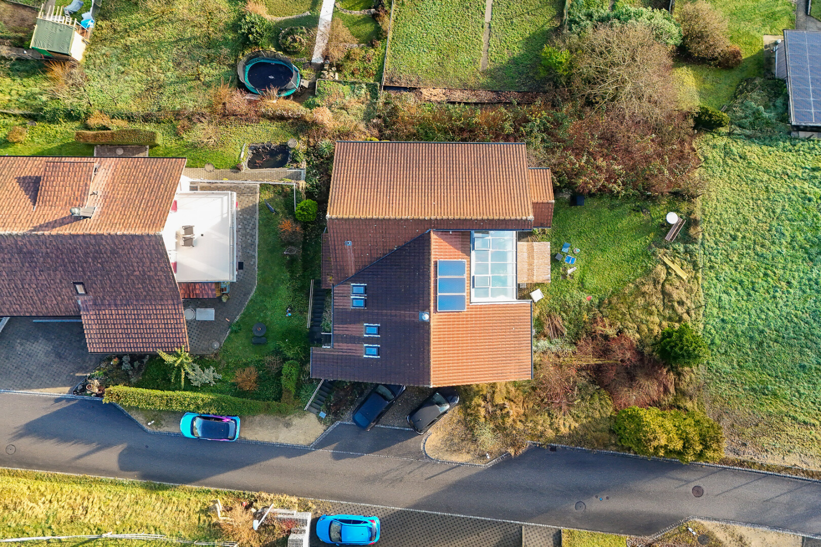 façade avec aerial view