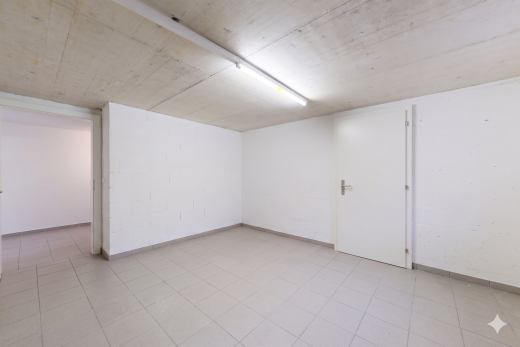 leerer raum mit keller, niedrige decke, low ceiling, inside property, und light floor