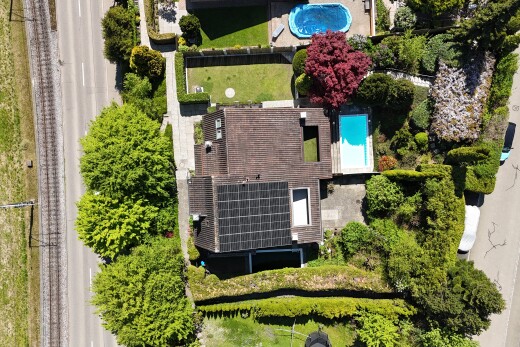 außenansicht mit aerial view